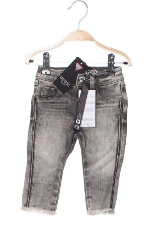 Dziecięce jeansy Guess, Rozmiar 3-6m/ 62-68 cm, Kolor Szary, Cena 132,42 zł