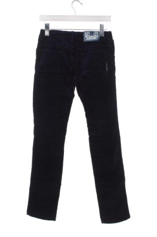 Pantaloni de catifea reiată, pentru copii, Mărime 14-15y/ 168-170 cm, Culoare Albastru, Preț 33,85 Lei