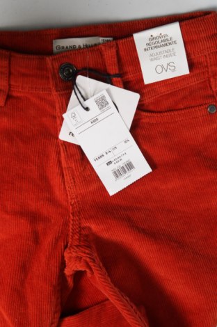Pantaloni de catifea reiată, pentru copii Oviesse, Mărime 3-4y/ 104-110 cm, Culoare Portocaliu, Preț 46,89 Lei