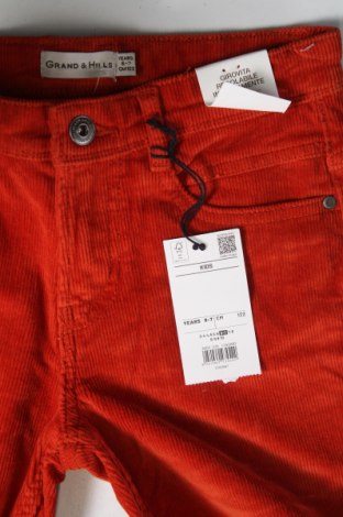 Pantaloni de catifea reiată, pentru copii Oviesse, Mărime 6-7y/ 122-128 cm, Culoare Portocaliu, Preț 46,89 Lei