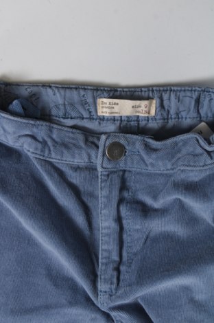 Pantaloni de catifea reiată, pentru copii Zara, Mărime 7-8y/ 128-134 cm, Culoare Albastru, Preț 35,71 Lei