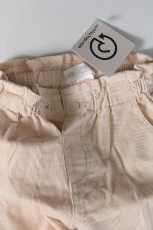 Παιδικό κοτλέ παντελόνι Zara, Μέγεθος 18-24m/ 86-98 εκ., Χρώμα  Μπέζ, Τιμή 7,16 €