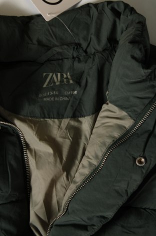 Детски елек Zara, Размер 13-14y/ 164-168 см, Цвят Зелен, Цена 12,18 лв.