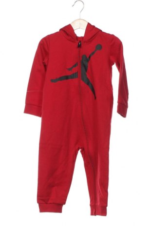 Детски гащеризон Air Jordan Nike, Размер 18-24m/ 86-98 см, Цвят Червен, Цена 125,13 лв.