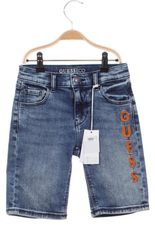 Pantaloni scurți pentru copii Guess, Mărime 7-8y/ 128-134 cm, Culoare Albastru, Preț 165,79 Lei