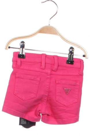 Детски къс панталон Guess, Размер 3-6m/ 62-68 см, Цвят Розов, Цена 28,98 лв.
