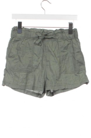 Детски къс панталон H&M, Размер 14-15y/ 168-170 см, Цвят Зелен, Цена 8,40 лв.
