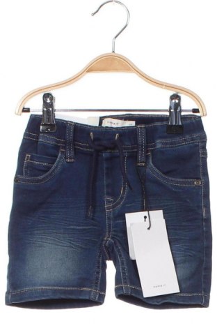 Pantaloni scurți pentru copii Name It, Mărime 18-24m/ 86-98 cm, Culoare Albastru, Preț 60,39 Lei