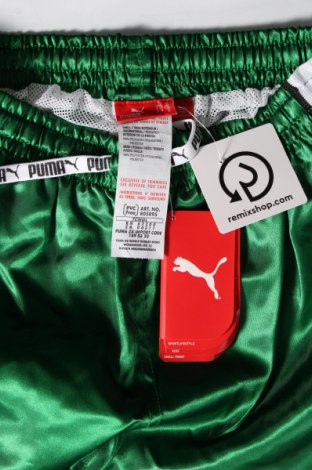 Детски къс панталон PUMA, Размер 12-13y/ 158-164 см, Цвят Зелен, Цена 31,59 лв.