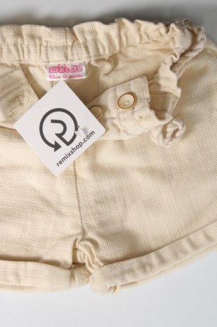Παιδικό κοντό παντελόνι Pepco, Μέγεθος 18-24m/ 86-98 εκ., Χρώμα  Μπέζ, Τιμή 7,16 €