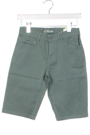 Детски къс панталон S.Oliver, Размер 11-12y/ 152-158 см, Цвят Зелен, Цена 25,50 лв.