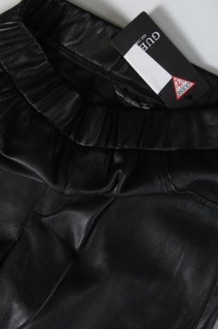 Detské kožené nohavice Guess, Veľkosť 7-8y/ 128-134 cm, Farba Čierna, Cena  25,89 €