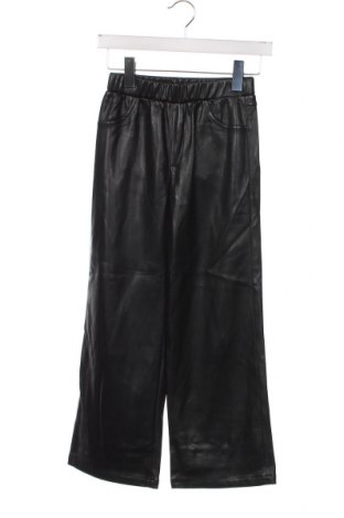 Dziecięce skórzane spodnie Guess, Rozmiar 7-8y/ 128-134 cm, Kolor Czarny, Cena 133,86 zł