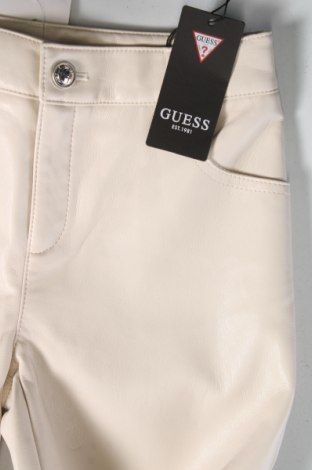 Dětské kožené kalhoty  Guess, Velikost 7-8y/ 128-134 cm, Barva Béžová, Cena  1 166,00 Kč