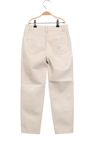 Παιδικό δερμάτινο παντελόνι Guess, Μέγεθος 7-8y/ 128-134 εκ., Χρώμα  Μπέζ, Τιμή 41,47 €