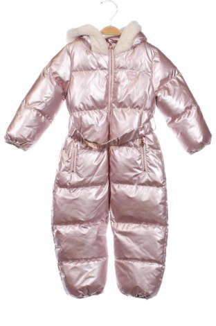 Παιδική χειμωνιάτικη σαλοπέτα Guess, Μέγεθος 18-24m/ 86-98 εκ., Χρώμα Ρόζ , Τιμή 81,96 €