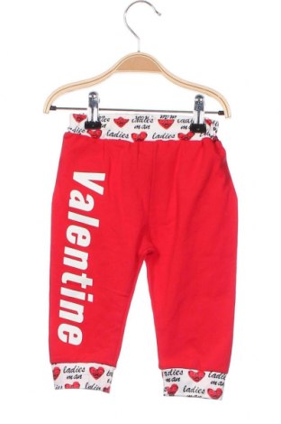 Детски панталон, Размер 9-12m/ 74-80 см, Цвят Червен, Цена 16,50 лв.