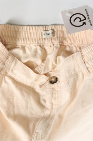 Детски панталон F&F, Размер 11-12y/ 152-158 см, Цвят Екрю, Цена 9,68 лв.