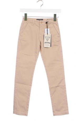 Детски панталон Guess, Размер 7-8y/ 128-134 см, Цвят Бежов, Цена 25,11 лв.