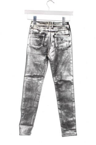 Pantaloni pentru copii Guess, Mărime 7-8y/ 128-134 cm, Culoare Argintiu, Preț 132,16 Lei