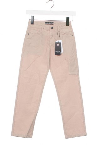 Pantaloni pentru copii Guess, Mărime 7-8y/ 128-134 cm, Culoare Bej, Preț 132,16 Lei
