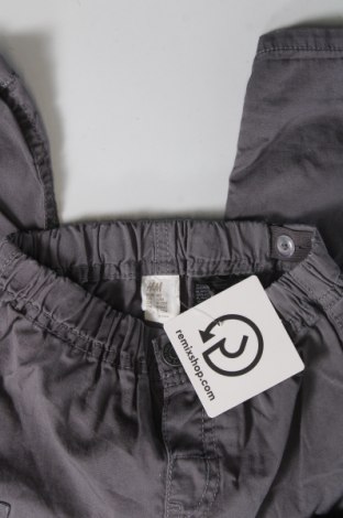 Детски панталон H&M, Размер 9-12m/ 74-80 см, Цвят Сив, Цена 17,32 лв.