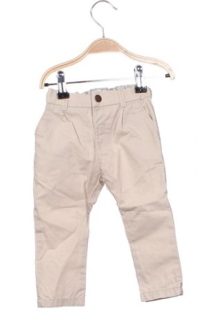 Детски панталон Zara, Размер 9-12m/ 74-80 см, Цвят Бежов, Цена 7,56 лв.