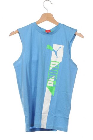 Μπλουζάκι αμάνικο παιδικό PUMA, Μέγεθος 12-13y/ 158-164 εκ., Χρώμα Μπλέ, Τιμή 11,81 €