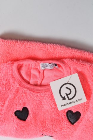 Детски пуловер, Размер 12-18m/ 80-86 см, Цвят Розов, Цена 9,18 лв.