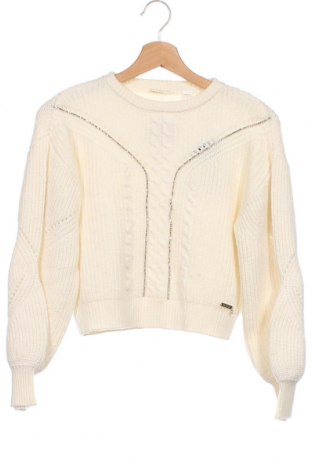 Dziecięcy sweter Guess, Rozmiar 7-8y/ 128-134 cm, Kolor Biały, Cena 148,73 zł
