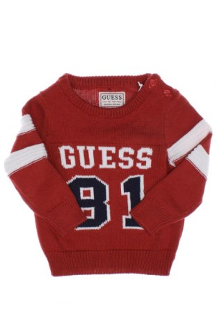 Παιδικό πουλόβερ Guess, Μέγεθος 3-6m/ 62-68 εκ., Χρώμα Κόκκινο, Τιμή 30,67 €