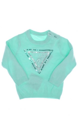 Детски пуловер Guess, Размер 3-6m/ 62-68 см, Цвят Зелен, Цена 37,20 лв.