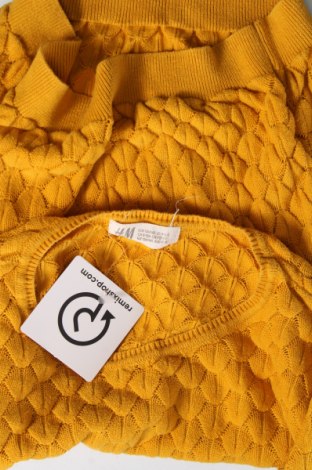 Kinderpullover H&M, Größe 8-9y/ 134-140 cm, Farbe Gelb, Preis € 4,70