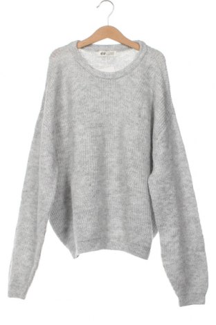 Детски пуловер H&M, Размер 12-13y/ 158-164 см, Цвят Сив, Цена 8,84 лв.