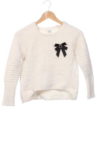 Детски пуловер River Island, Размер 9-10y/ 140-146 см, Цвят Бял, Цена 13,17 лв.