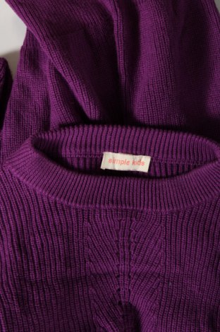 Детски пуловер Simple Kids, Размер 15-18y/ 170-176 см, Цвят Лилав, Цена 10,71 лв.