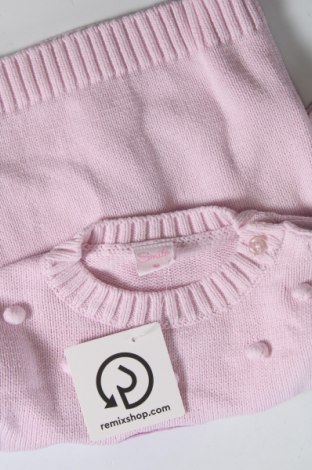 Детски пуловер Smile, Размер 18-24m/ 86-98 см, Цвят Розов, Цена 12,24 лв.