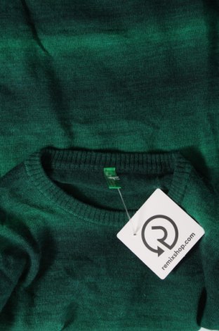 Детски пуловер United Colors Of Benetton, Размер 10-11y/ 146-152 см, Цвят Зелен, Цена 22,00 лв.