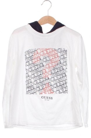 Dziecięca bluza Guess, Rozmiar 7-8y/ 128-134 cm, Kolor Biały, Cena 192,93 zł