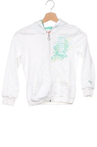 Kinder Sweatshirts PUMA, Größe 6-7y/ 122-128 cm, Farbe Weiß, Preis 28,39 €