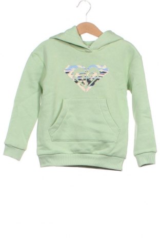 Gyerek sweatshirt Roxy, Méret 4-5y / 110-116 cm, Szín Zöld, Ár 7 907 Ft