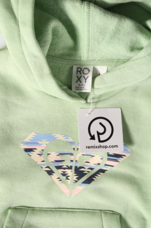 Dziecięca bluza Roxy, Rozmiar 5-6y/ 116-122 cm, Kolor Zielony, Cena 97,88 zł
