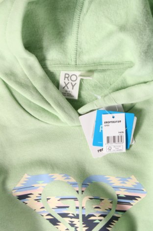 Hanorac pentru copii Roxy, Mărime 13-14y/ 164-168 cm, Culoare Verde, Preț 71,58 Lei