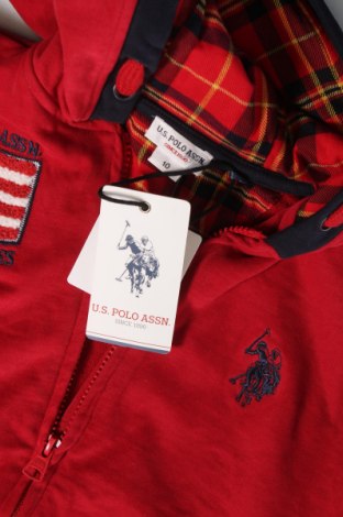 Hanorac pentru copii U.S. Polo Assn., Mărime 10-11y/ 146-152 cm, Culoare Roșu, Preț 222,79 Lei