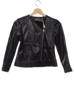 Detská kožená bunda  Guess, Veľkosť 7-8y/ 128-134 cm, Farba Čierna, Cena  61,55 €
