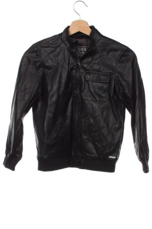 Detská kožená bunda  Guess, Veľkosť 7-8y/ 128-134 cm, Farba Čierna, Cena  58,45 €
