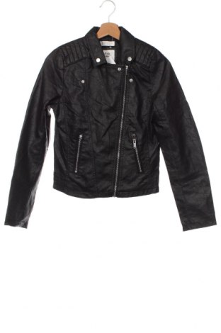 Dětská kožená bunda  H&M, Velikost 15-18y/ 170-176 cm, Barva Černá, Cena  316,00 Kč
