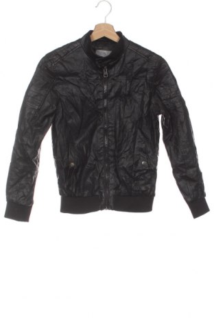 Dětská kožená bunda  Oviesse, Velikost 10-11y/ 146-152 cm, Barva Černá, Cena  300,00 Kč