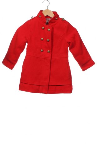Παιδικό παλτό Orchestra, Μέγεθος 4-5y/ 110-116 εκ., Χρώμα Κόκκινο, Τιμή 17,00 €