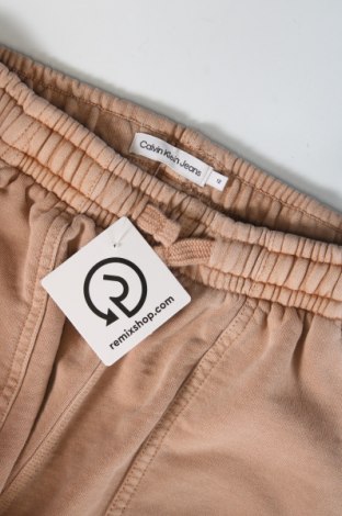 Dziecięce spodnie sportowe Calvin Klein Jeans, Rozmiar 11-12y/ 152-158 cm, Kolor Beżowy, Cena 87,80 zł